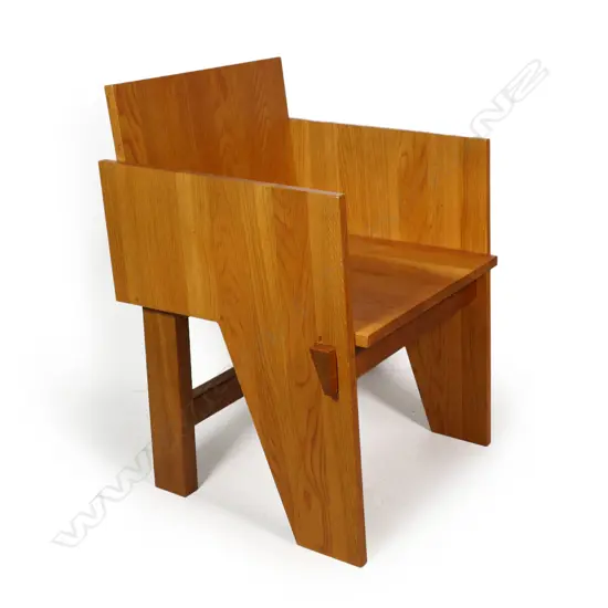 Kennedy Brown contemporary design solid ash Celebrant's Chair,