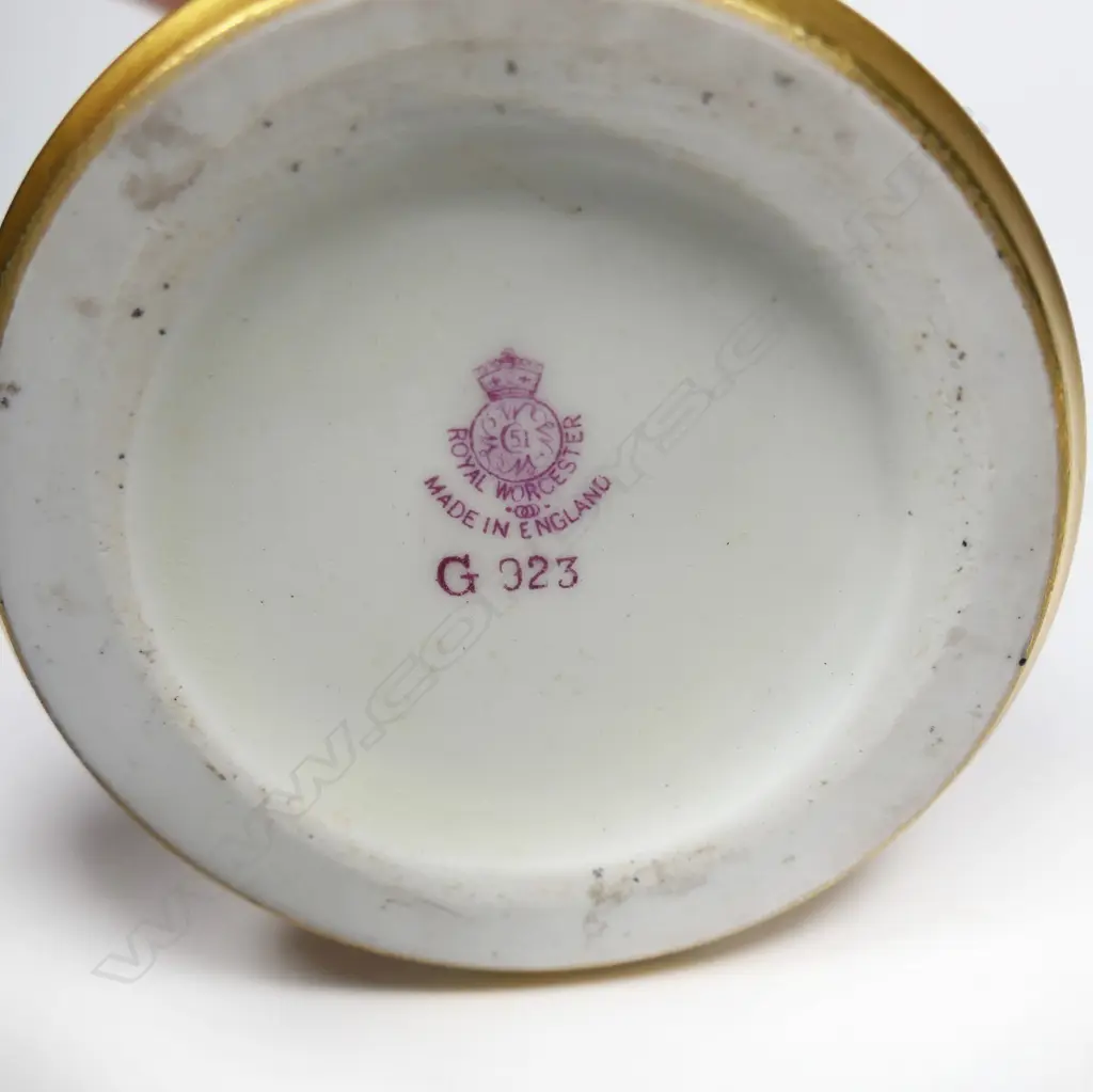 A Royal Worcester trumpet vase Image 1++