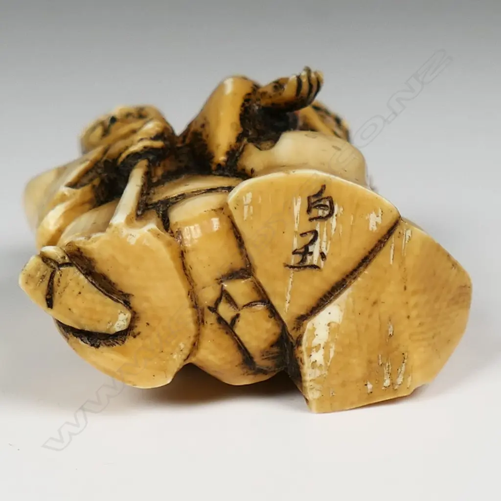 A Japanese carved ivory netsuke, Image 1++