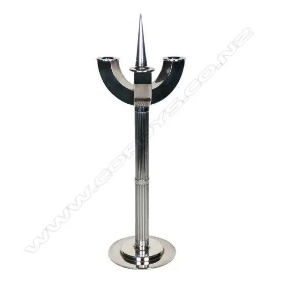 A 1990s Sawaya and Moroni silver candelabra,