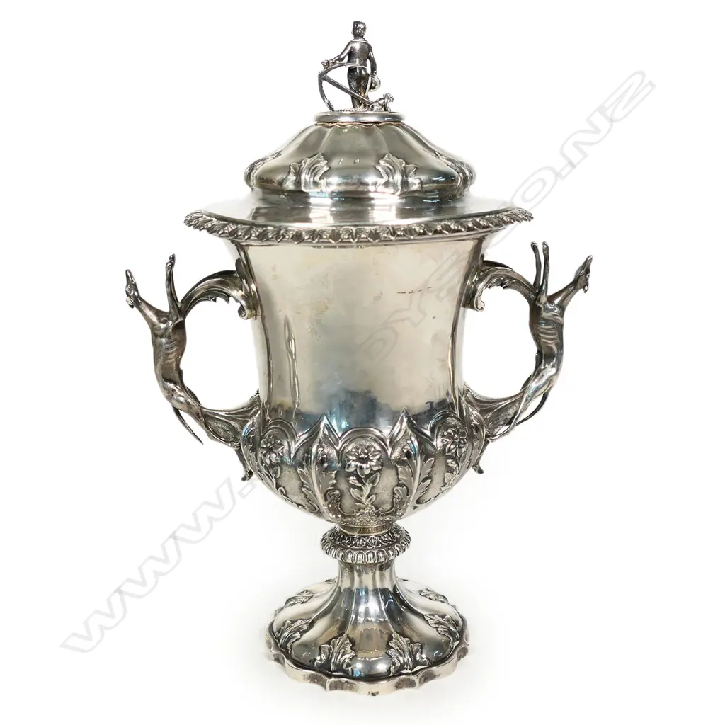 The New Zealand historic 1865 'Silver Cup presented by Auckland Jockey Club', Image 1++