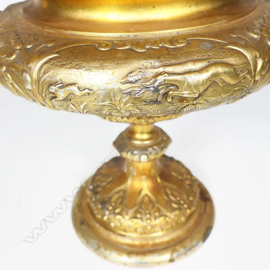 The large and impressive New Zealand historic 1878 gilded silver 'AWA MOA' 'North Otago Coursing Cup', Image 1++