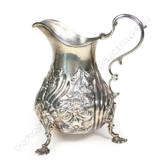 A Victorian silver cream jug,