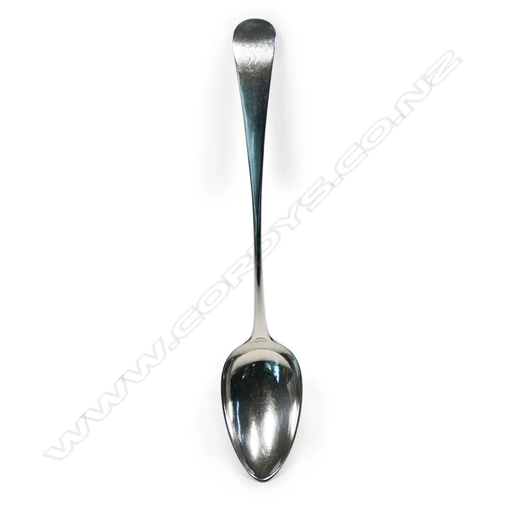A George IV silver pie spoon, Image 1++