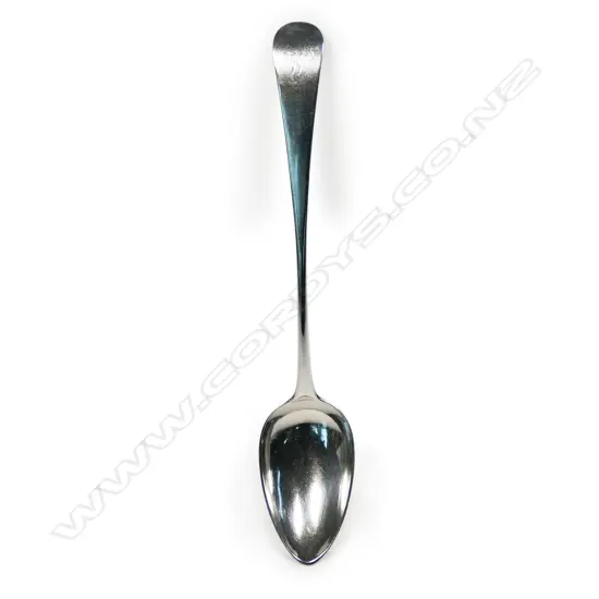 A George IV silver pie spoon,