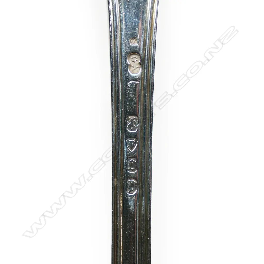 A silver twelve place setting King's pattern cutlery service, Image 1++