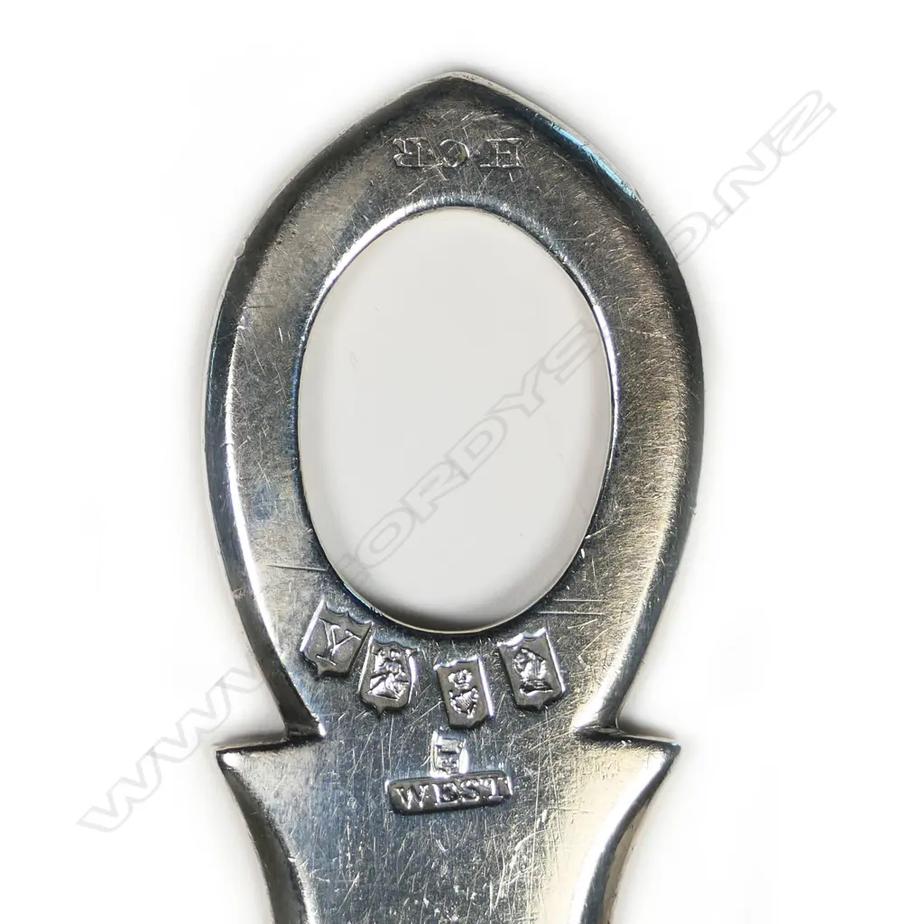 A George III Irish heavy gauge silver meat skewer, Image 1++