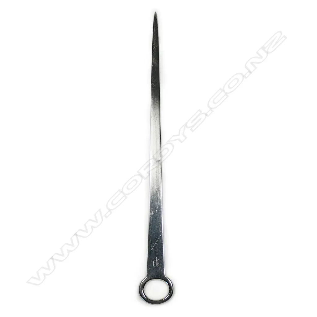 A George III silver meat skewer, Image 1++