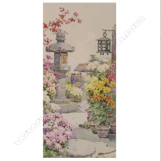 Ella Du Cane (Aus. 1874-1943) 'Japanese Garden',