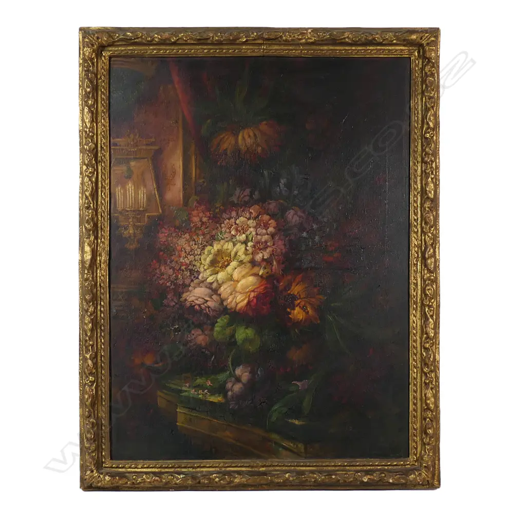 Louis Silas (French19thC) untitled still life, Image 1++