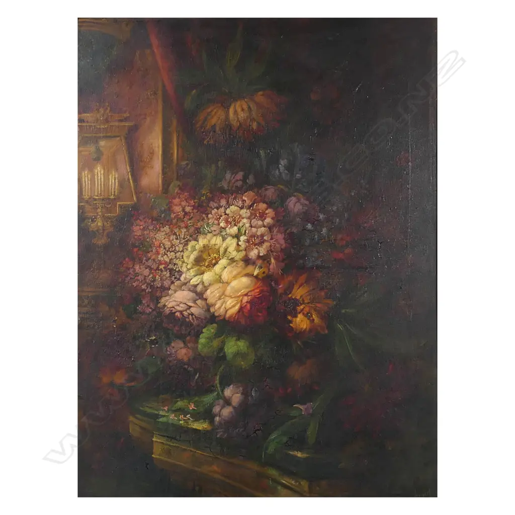 Louis Silas (French19thC) untitled still life, Image 1++