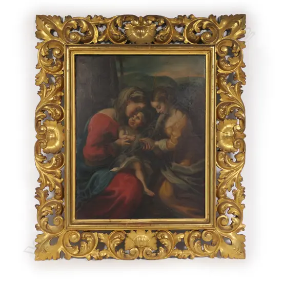 After Correggio (Italy 1494-1534) 'The Mystic Marriage of St. Catherine',