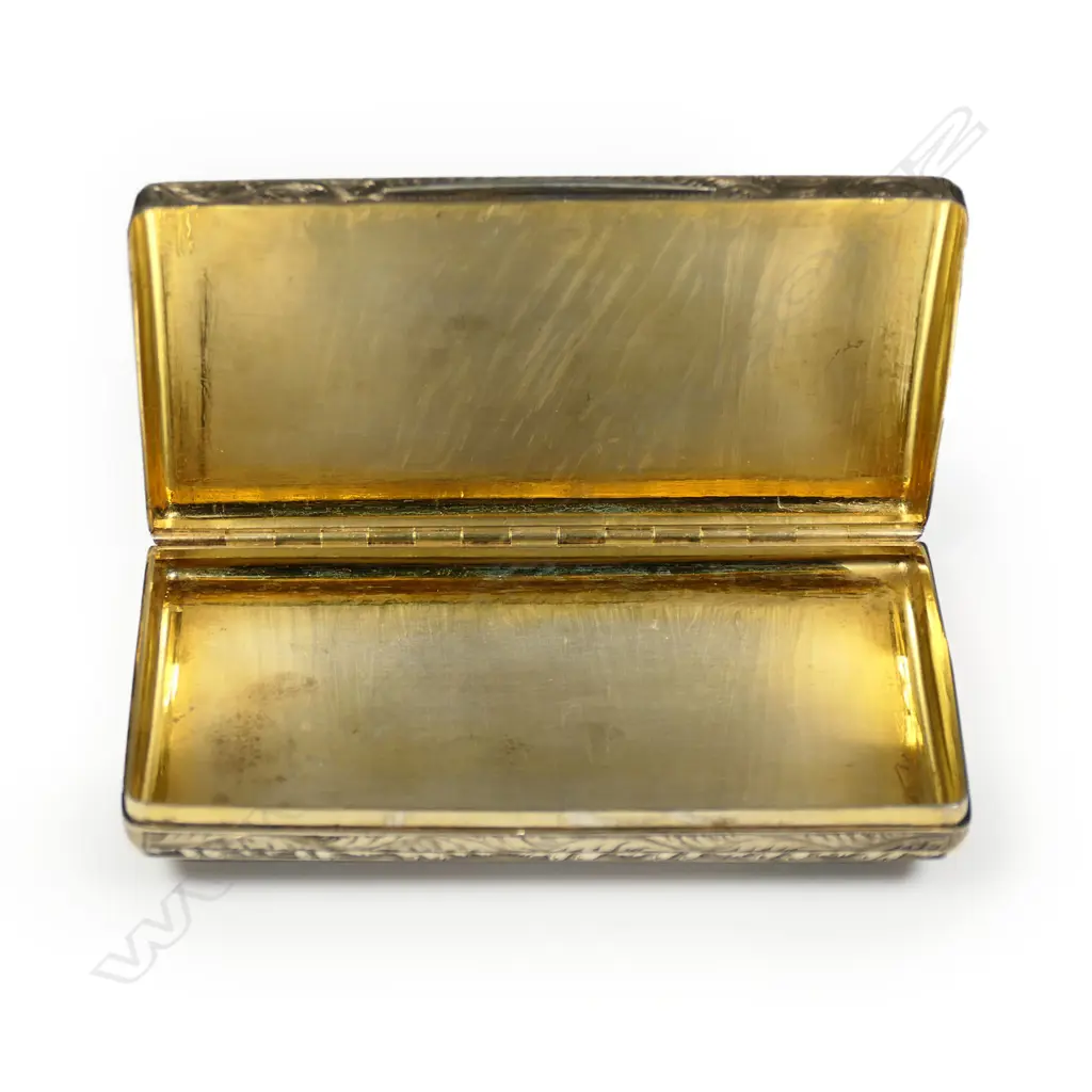 A 19thC European fancy enamelled silver cheroot case, Image 1++