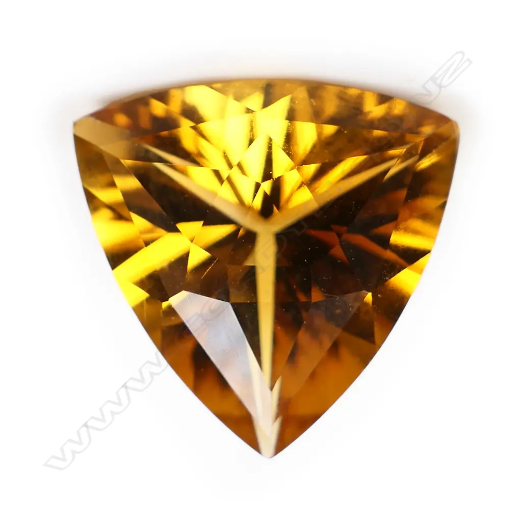 An 8.88ct golden citrine unset gemstone, Image 1++