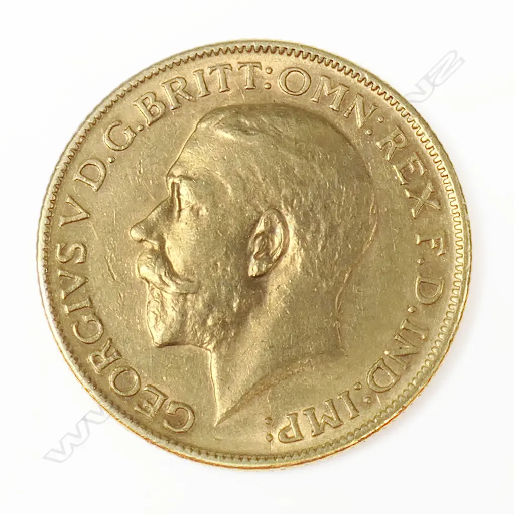 A 1912 gold full sovereign, Image 1++