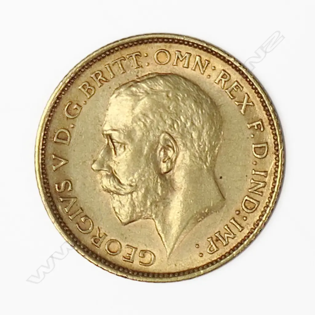 A 1915 gold half sovereign, Image 1++