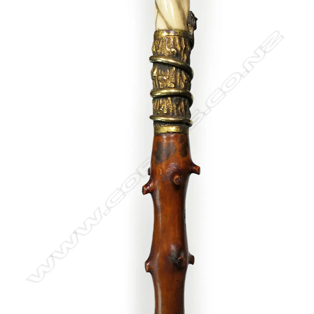 A 19thC Swaine and Adeney Ltd. London walking stick, Image 1++