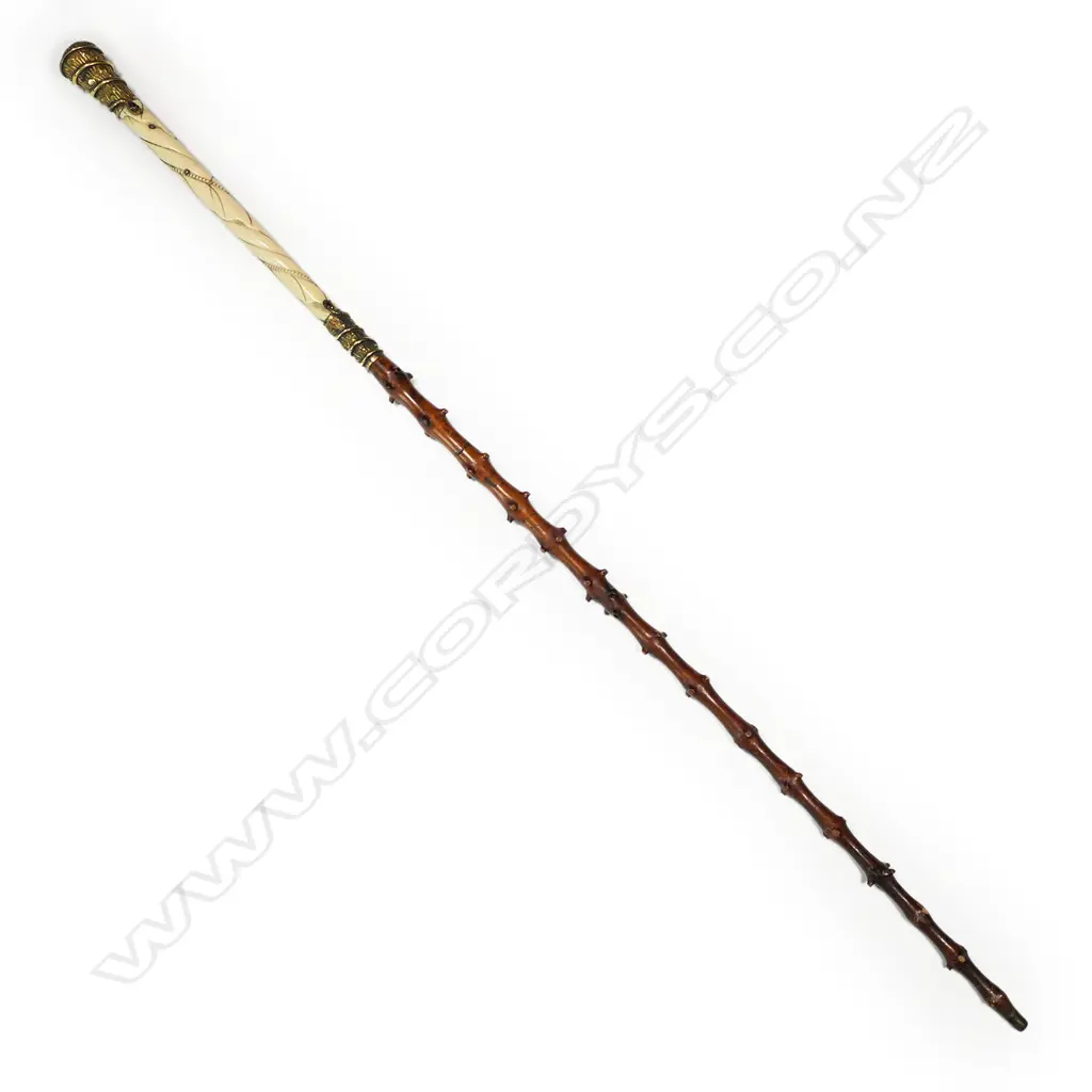 A 19thC Swaine and Adeney Ltd. London walking stick, Image 1++