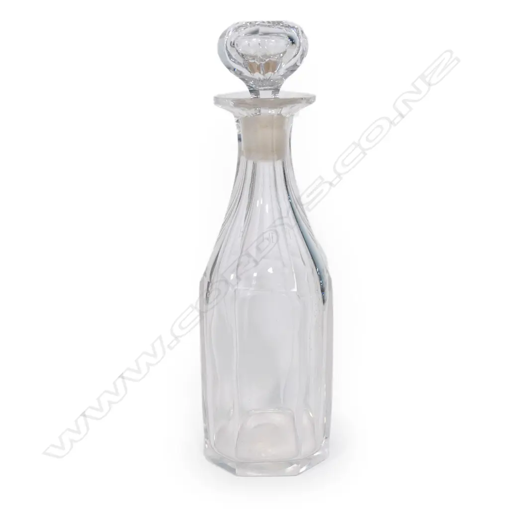 A 19thC Regimental mahogany and brass bound military campaign decanter box, Image 1++