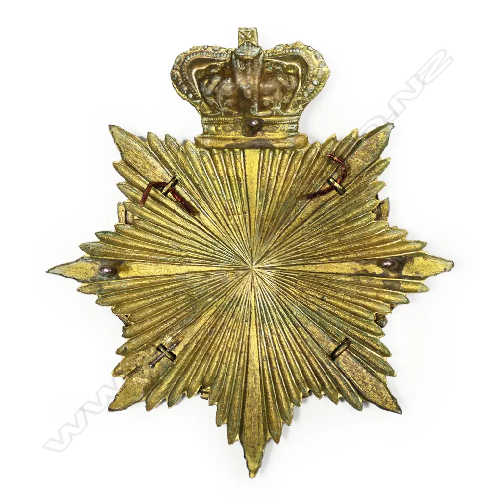 The 57th (West Middlesex Regiment) Victorian Other Ranks Blue Cloth Helmet plate, Image 1++
