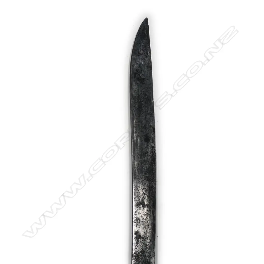 A Javanese sword, with hilt and scabbard covered in white metal, Image 1++