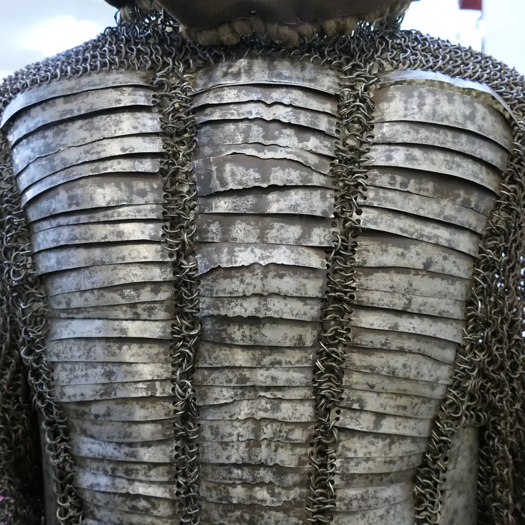 A good Indian mail and lamellar shirt, 17thC, probably Bijapur, Karnataka state, India, Image 1++