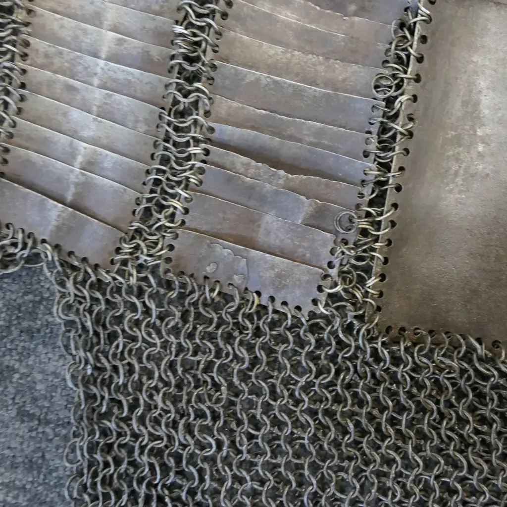 A good Indian mail and lamellar shirt, 17thC, probably Bijapur, Karnataka state, India, Image 1++