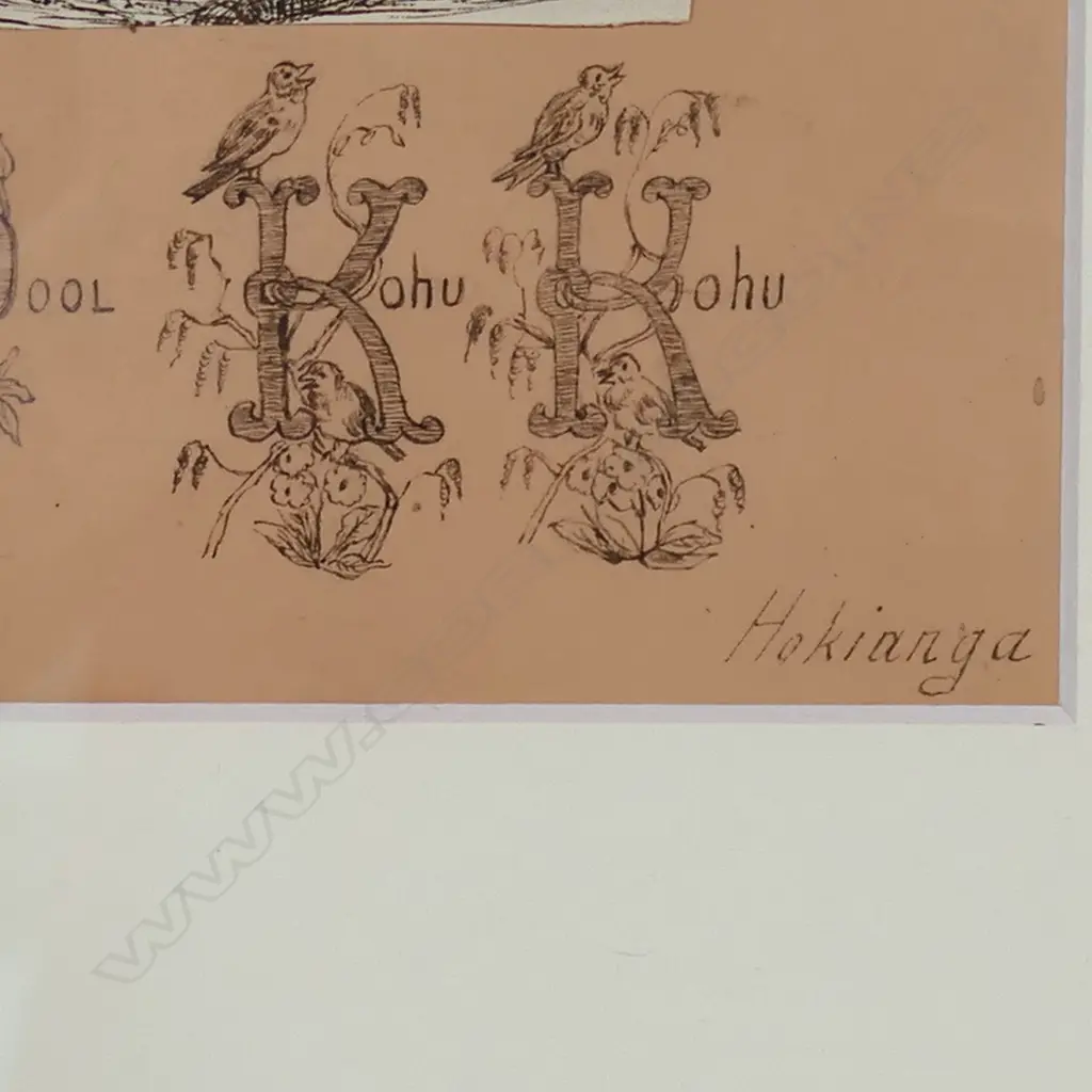 Artist unknown 'Bathing Pool Kohu Kohu' Hokianga, Image 1++