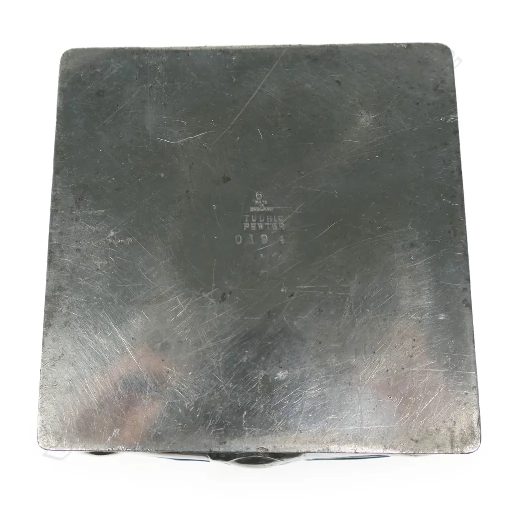 A Liberty & Co. Archibald Knox designed pewter biscuit box, Image 1++