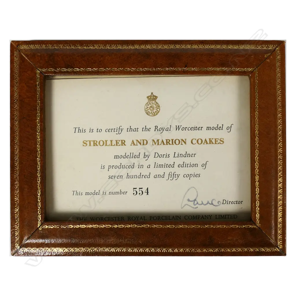 A Royal Worcester figure of Stroller and Marion Coakes, Image 1++