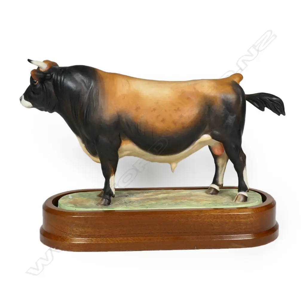 A Royal Worcester figure of a Jersey Bull, Image 1++