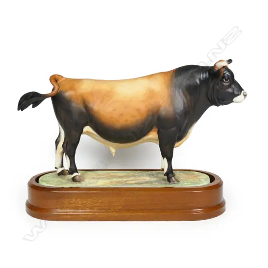 A Royal Worcester figure of a Jersey Bull,