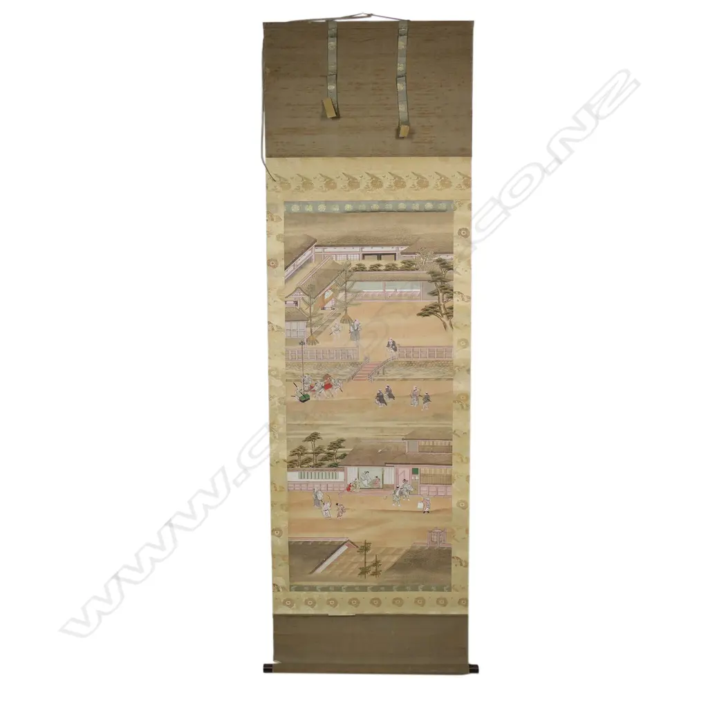 An 18th/19thC Japanese scroll painting, Image 1++