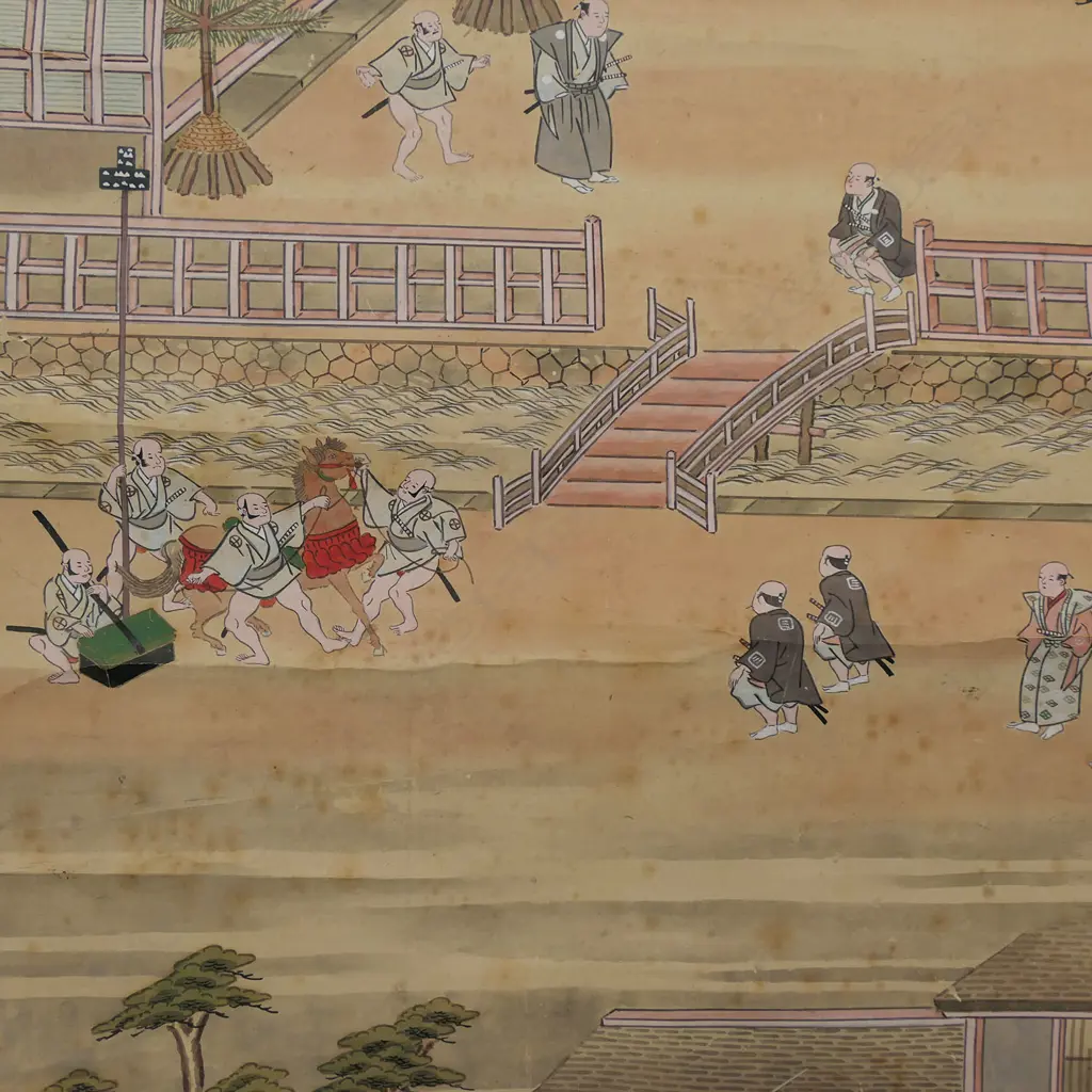 An 18th/19thC Japanese scroll painting, Image 1++
