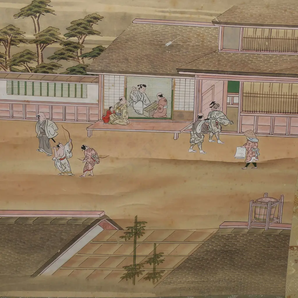 An 18th/19thC Japanese scroll painting, Image 1++