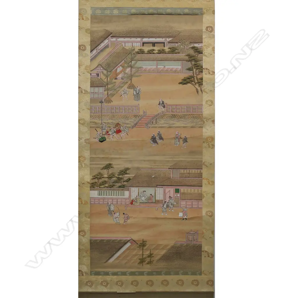 An 18th/19thC Japanese scroll painting, Image 1++