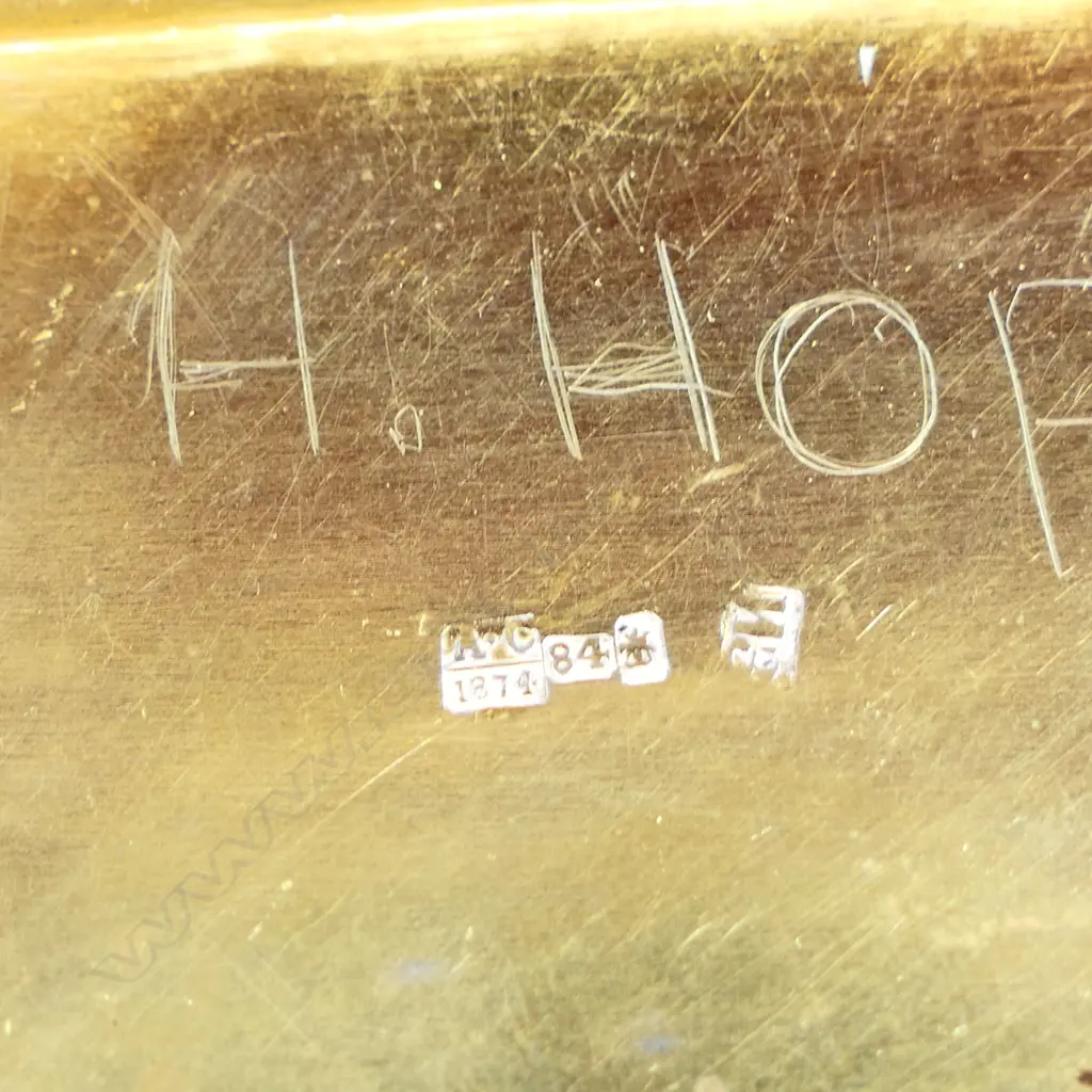 A 19thC Russian niello silver tobacco box, Image 1++