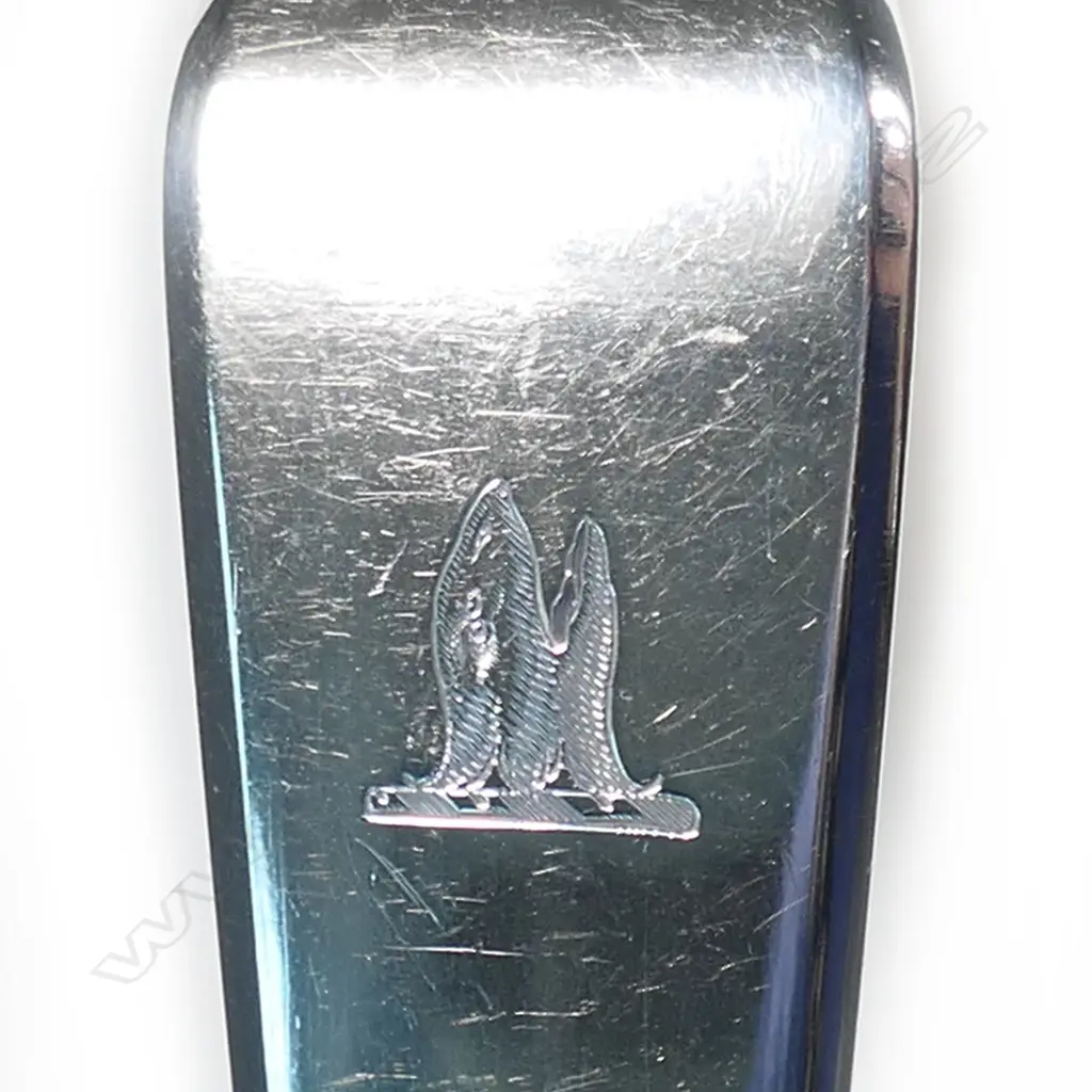 A pair of large and exceptional Victorian silver pie spoons, Image 1++