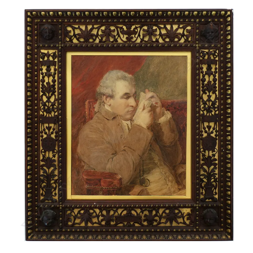 Attributed George Goodwin Kilburne (1839-1924) 'The Short-Sighted Man' Image 1++