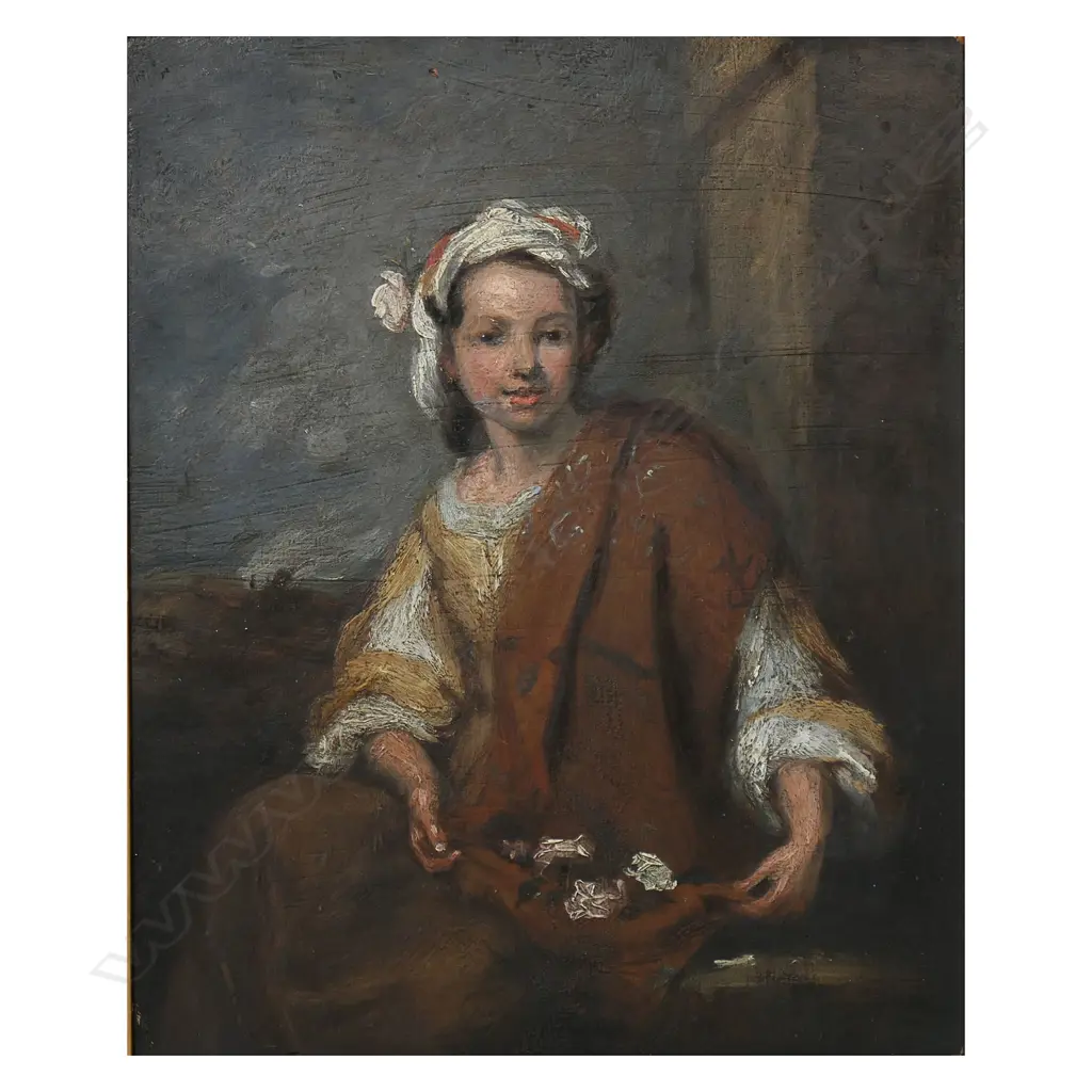 19thC artist unknown after Bartolome Esteban Murillo 'The Flower Girl', Image 1++