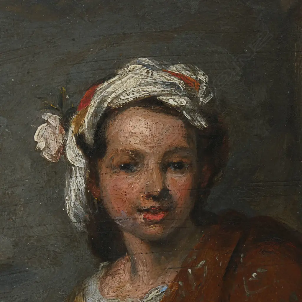 19thC artist unknown after Bartolome Esteban Murillo 'The Flower Girl', Image 1++