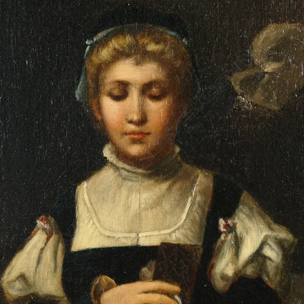 19thC artist unknown 'Margarite and Faust', Image 1++