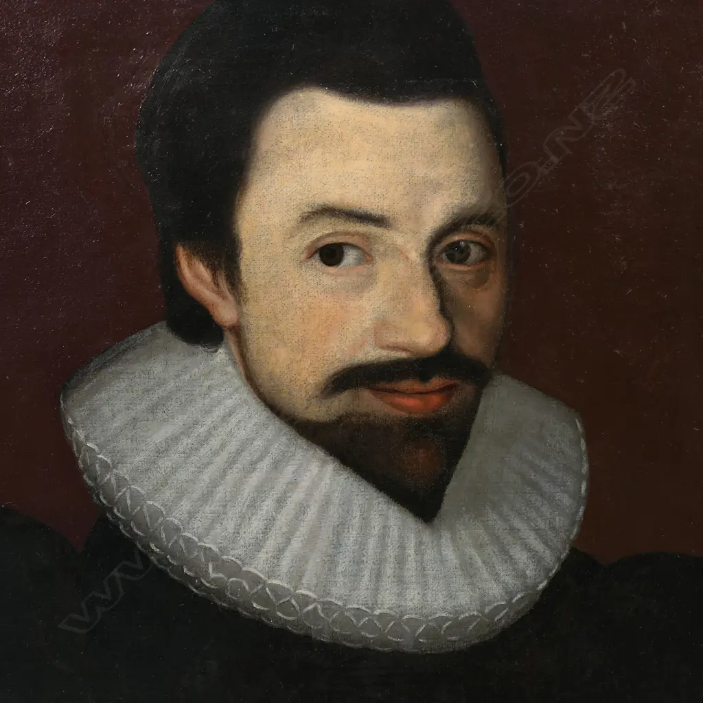 19thC artist unknown 'Gentleman with a Ruff', Image 1++