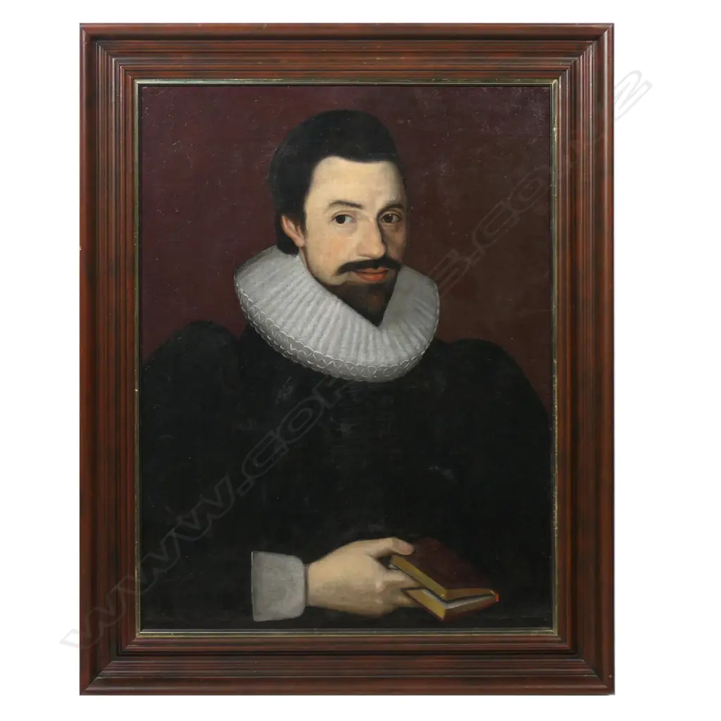 19thC artist unknown 'Gentleman with a Ruff', Image 1++