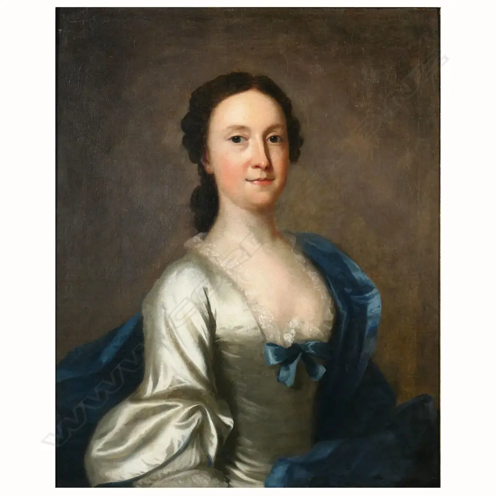 19thC artist unknown Portrait of Woman, Image 1++