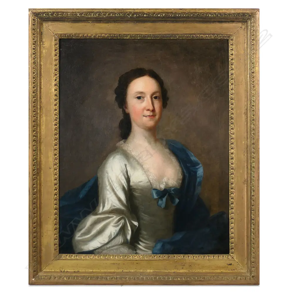 19thC artist unknown Portrait of Woman, Image 1++