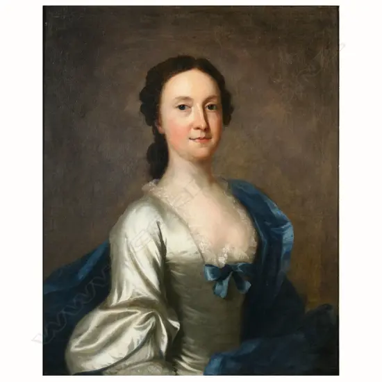 19thC artist unknown Portrait of Woman,