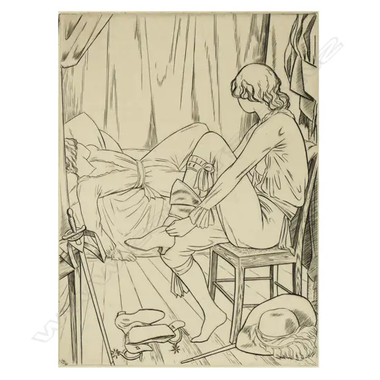 John Buckland-Wright (UK 1897-1954) The Lovers,