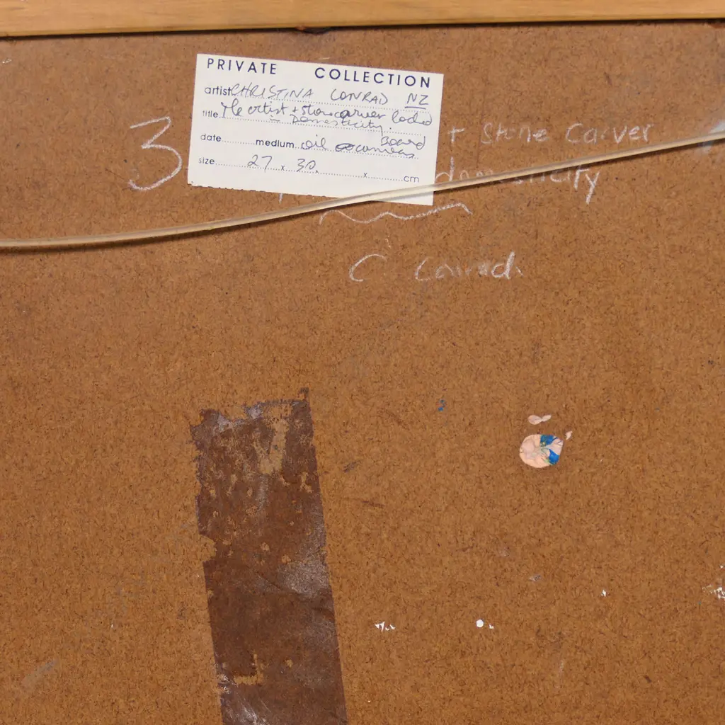 Christina Conrad 'The Artist & Stone Carver', Image 1++