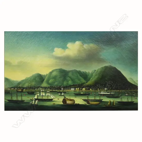 Artist unknown Hong Kong Harbour,